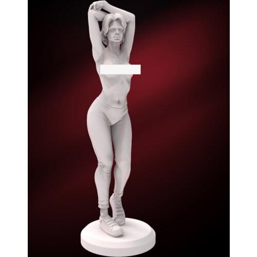 1/24 75mm 1/18 100mm Resin Model Sexy Female Girl Figure Unpainted No Color RW-301
