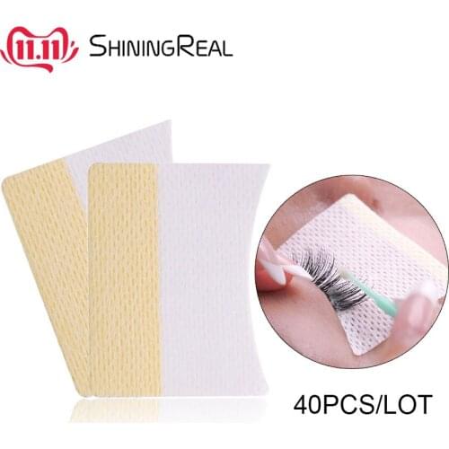40PCS Disposable Eyelash Extension Patch Under Eye Pads Lash Eyelash Extension Patches Eye Tips Sticker Wraps Makeup Tool