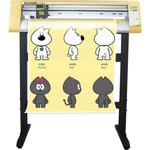 Cutting plotter vinyl motorcycle sticker 730mm with stand professional cutting plotter