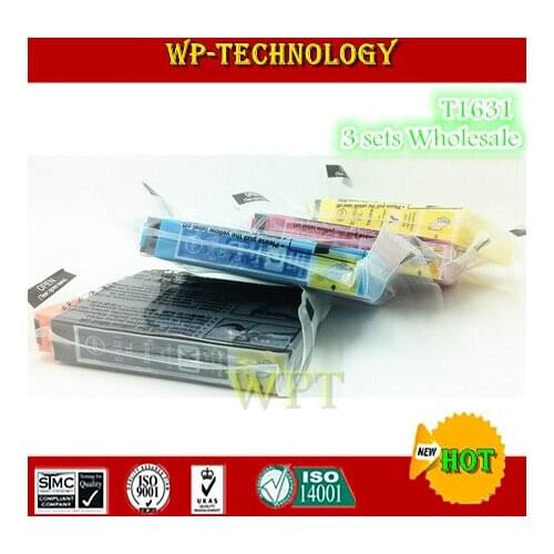 12PK T16 Compatible ink cartridge suit for T1621 - T1624 ,suit for Epson WF2010W 2510WF 2520NF 2530WF 2540WF WF2660 WF2630