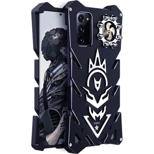 Shockproof Aluminum Metal Body Fundas Cover for Samsung Galaxy Note20 Note 20 Ultra 20ultra Note20ultra Case Coque Shell Housing