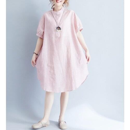 Summer womens clothing womens shirts stripe plus size women blouses womens summer clothing one size 1787