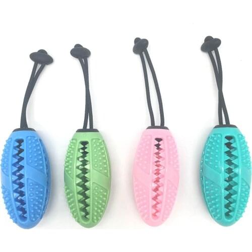 Dog Chew Toy Soft Pet Dog Toy Toy Fun Interactive Bouncy Ball Dog Tooth Cleaning Ball Food Super Hard Rubber Ball Dog