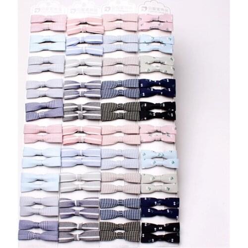 20PCS 10 types korean cute style bowknot hair bands Children hair clip kids girls hair accessories Beautifully Barrette