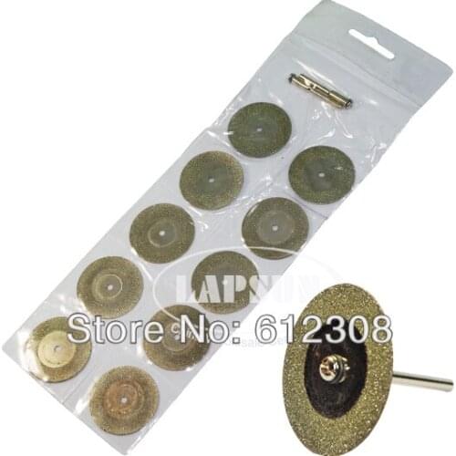 50pcs/lot 30mm (1.2" inch ) Diamond Coated Rotary Glass Rock Grinding Cut Off Blade Wheel Disc Cutter New