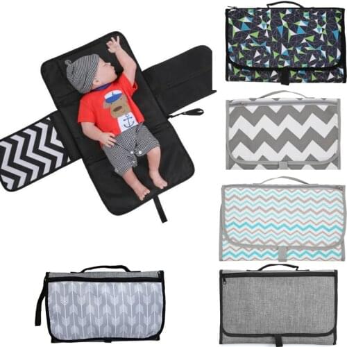 90*60Baby Changing Pad Infant Diaper Bag Newborn Portable Folding Multifunction Waterproof Mat Changing Table Cambiador Portatil