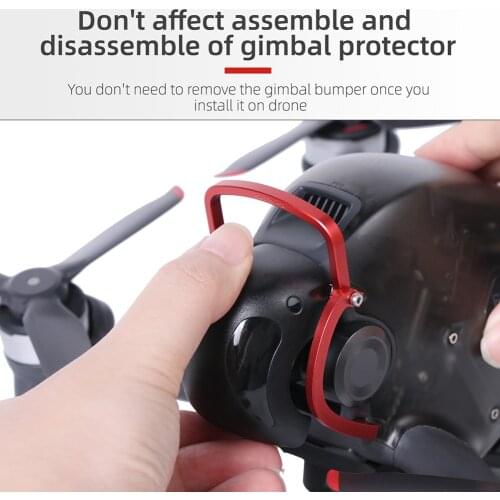 Aluminum Alloy Gimbal Lens Bumper for DJI FPV Combo Top Protection Camera Protective Bars Anti-collision Drone Accessories