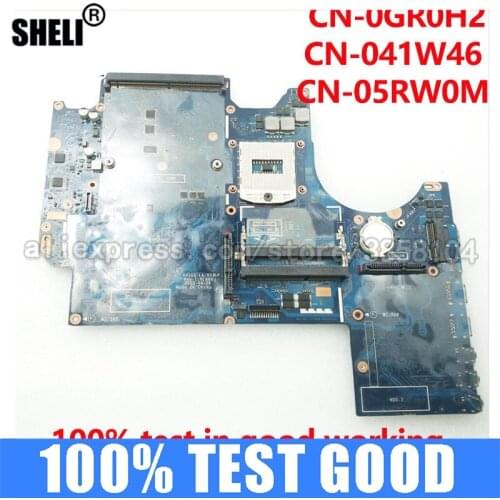 For DELL Alien-ware M17X R5 Laptop Notebook PC Mainboard Motherboard LA-9331P CN-0GR0H2 0GR0H2 CN-041W46 041W46 CN-05RW0M 05RW0M