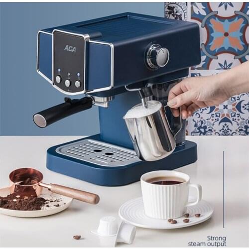 JRM0541 Espresso Coffee Machine Italian Semi-automatic Steam Milk Froth Machine 220V 1200ml Integrated Home Appliances AC-EJ12C