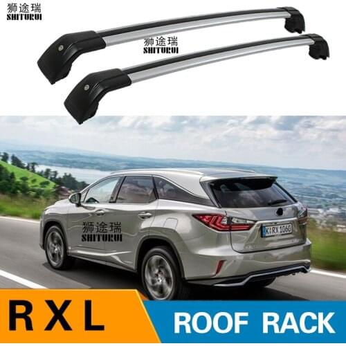 2Pcs Roof Bars for LEXUS RXL-Series, 5-dr SUV, 2018-2020 Aluminum Alloy Side Bars Cross Rails Roof Rack Luggage CUV SUV