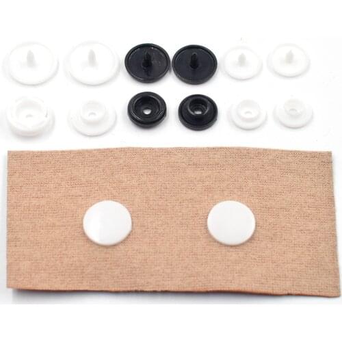1000sets Round Plastic snap Buttons T3/T5/T8 baby clothes Diaper press Studs Fasteners Clips for DIY clothing bulk accessories