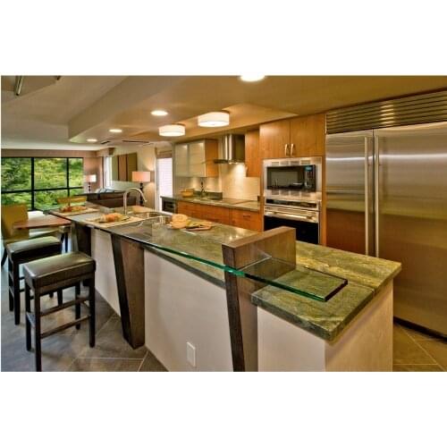 2019 discount solid wood kitchen cabinets customized made traditional wood cabinets with island cabinet S1606173