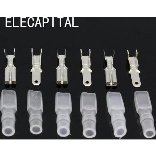 2.8mm Crimp Terminal Female Spade Connector +Male Spade Connector+ Case