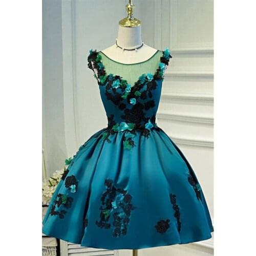 Homecoming Dresses 2020 A-line Sleeveless Tulle Elegant Formal Short Party Gowns Ever Pretty New Vestidos