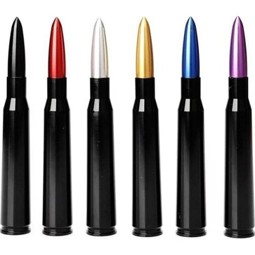 Bullet Car Antenna for Radio Aluminum Auto Car Aerial External for Volvo Peugeot Ford Platinum Lariat Radio Receive Signal