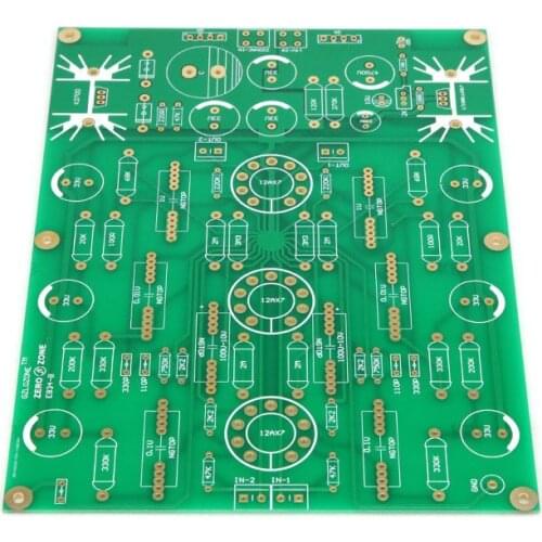 HIFI RIAA MM Tube phono amplifier PCB Stereo turntable preamplifier PCB Base on EAR834 Circuit