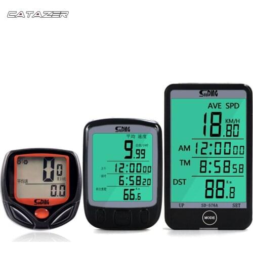 Bicycle Computer Wireless Wired Bike Computer Rainproof Speedometer Odometer Stopwatch for Cycling Accessories