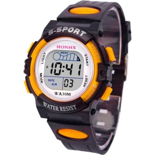 Waterproof Children Casual Led Sports Digital Watch Kids Alarm Date Bracelet Clock Boys Gift Reloj Hombre Relogio Masculino