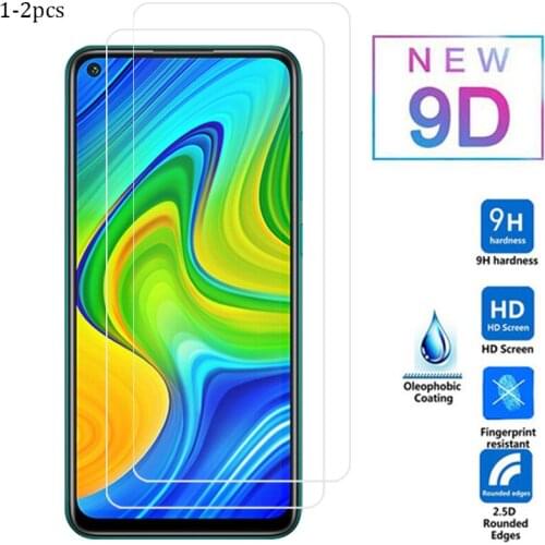 Redmi note 9 Glass 1-2pcs protective glass For xiaomi redmi note 9 s screen protector tempered glas Film redmi 9 note9 s note9s