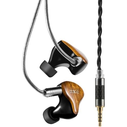 ZXQ Y2 high resolution earbuds balance armature Hi-Fi earphone hybrid earbuds detachable headphone treble drivers Hifi headset
