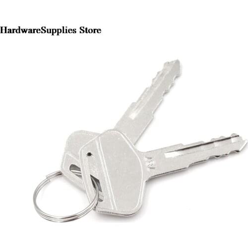 2pc Equipment Tractor Plant Key Excavator Loader Starter Replacement For Komatsu 787 Brand New