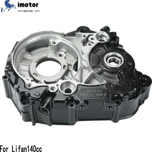 140cc Motorcycle CrankCase Left Side Crank Case For lifan 140 1P55FMJ Horizontal Kick Starter Engine Dirt Pit Bikes Parts