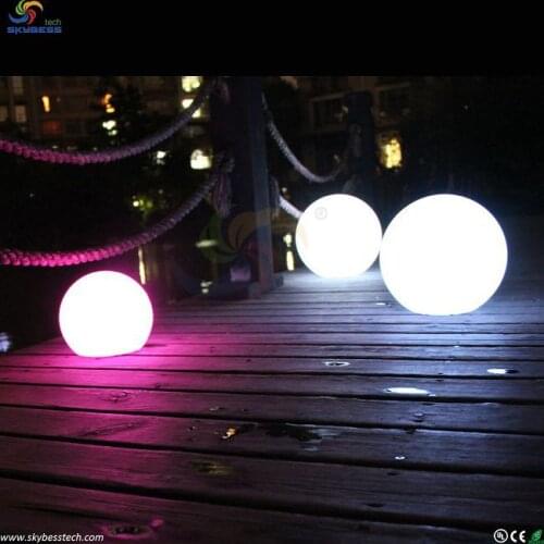 20cm LED lighting ball / outdoor floating led pool ball / led garden ball light free shipping 4pcs/Lot