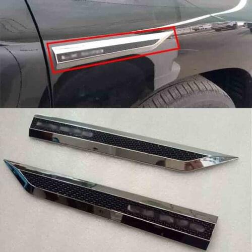 For Lexus LX570 Car Side Body Fender Blade Sticker ABS SUPER SPORT Letter Rear Trunk Emblem Marks