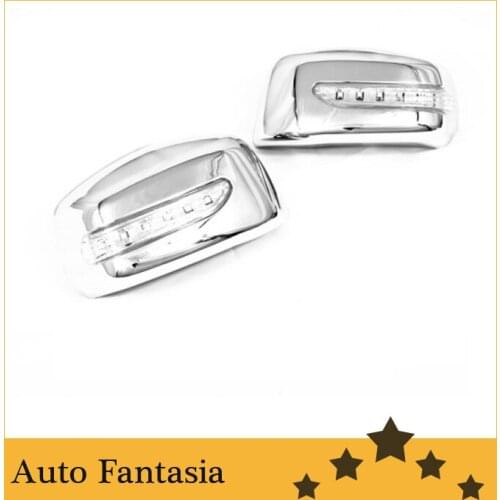 Chrome Mirror Cover w/ LED for Nissan Tiida / Versa / Latio 05-11 -Free shipping