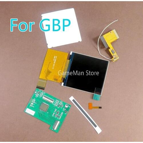 For Nintend GBP 2.6 inch LCD Screen Modification Kit Replacement High Light LCD Adjustable Brightness 5 Segments Accessories
