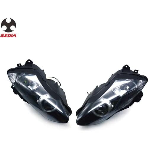 Motorcycle Street Bike Front Clear Front Headlight Headlamp Head lamp Assembly For YAMAHA YZFR1 YZF R1 YZF-R1 2007 2008 07 08