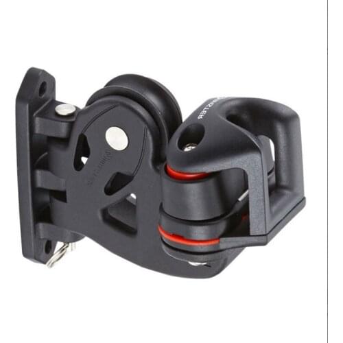 Marine Boat Yacht Sailboat Hardware 40mm 1 9/16 inch Swivel-exit Angle Fairlead Cleat Block Small Boat Block Master PE-0401FE