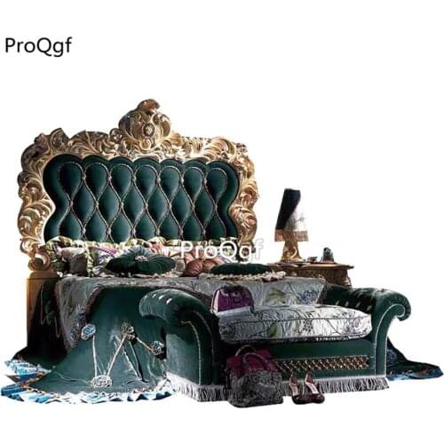 Prodgf 1Pcs A Set Romantic Cute Castle Princess Bedroom Bed(no mattress)