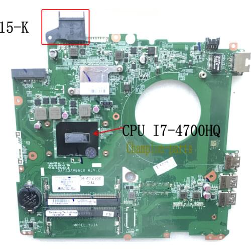 AVAILABLE.BRAND NEW. 15-k MOTHERBOARD For HP 15-k LAPTOP MOTHERBOARD ,WITH core i7 processor