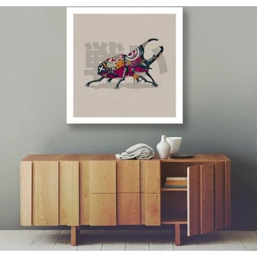 Vintage Poster Japanese Morita Fight Hero Canvas Painting For Gift Wall Art Print Picture Living Room Studio Decor