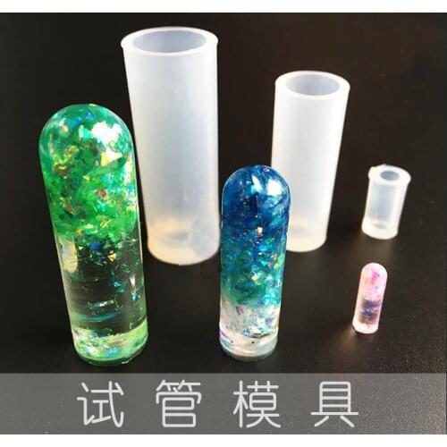 1pc Test Tube shape Silicone Mold for UV resin Epoxy Resin for handmade Jewelry