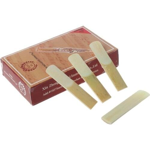 10pcs Bb Soprano Saxophone Reed Strength 2.5 Bamboo Sax Woodwind Instrument Part