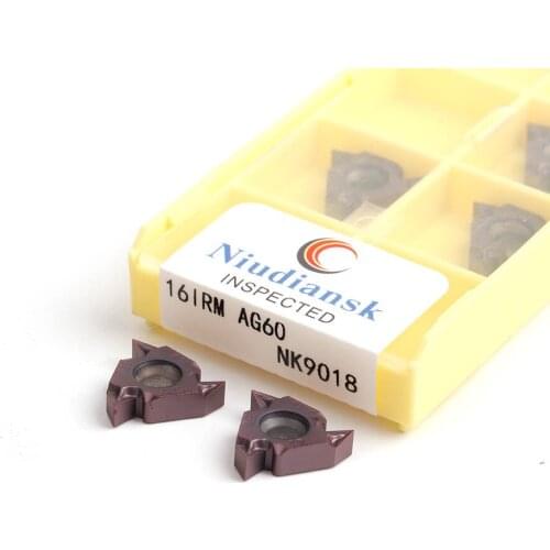 16ERM 16IRM AG55 AG60 NK9018 CNC Lathe Thread Cut Carbide Insert Machining Turning Tools Blade Strong Quality Thick Cutting Edge
