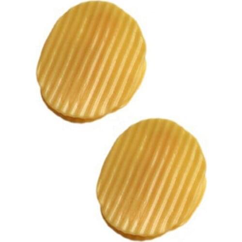 Keep Fresh 2Pcs Practical Unique Potato Chip Shape Food Bag Clips Plastic Food Clips Multifunctional for Restaurant
