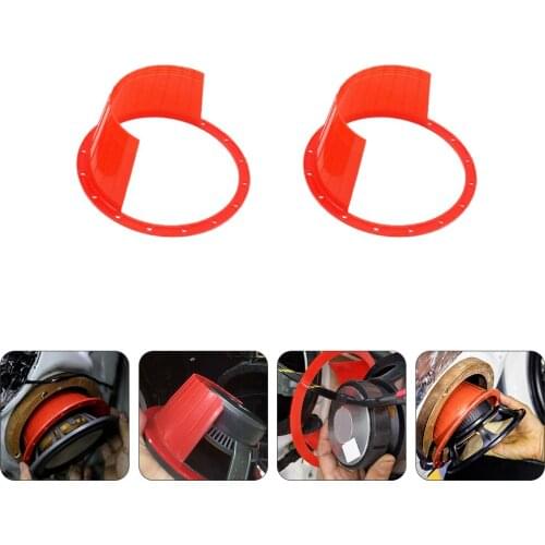 2pcs Car Waterproof Horn Protective Covers Horn Covers Horn Protectors (Red)