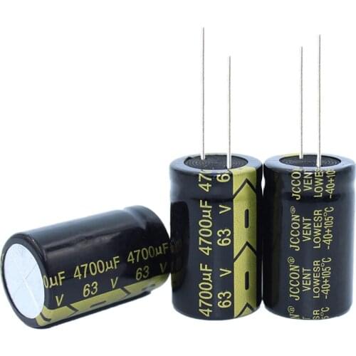 63v4700uf Jccon Aluminum Electrolytic Capacitor Volume 22x35mm Switching Power