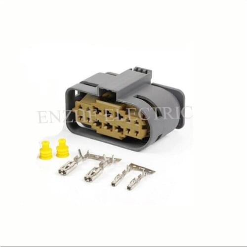 50SET DJ7141A-1.2/3.5-21 car wire female cable Waterproof sheath 14 pin connector automotive Plug socket include terminals