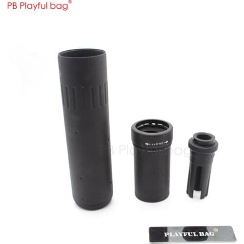 Cs water bullet gun toys jinming10 SCAR silencer 14mm reverse tooth water bomb front tube reverse tooth concave-convex tube MD44