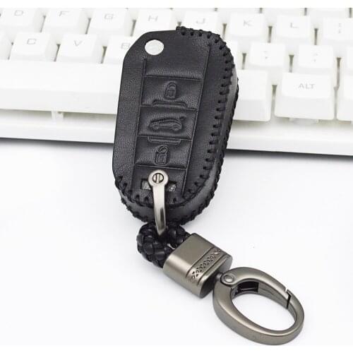 KUKAKEY Car Styling Accessories For Peugeot 407 206 2008 207 308 508 406 3008 5008 307 CC C3 C4 C5 Key Case Cover Keychain Shell
