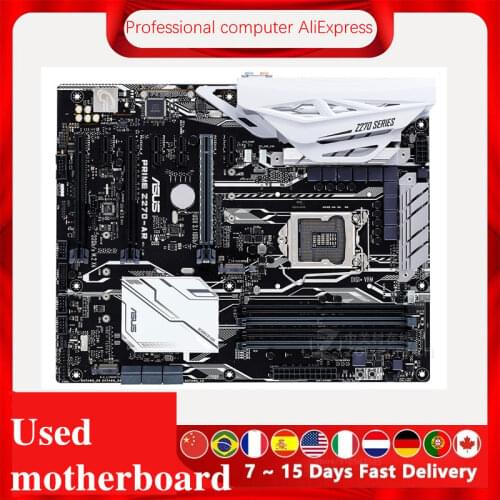 For Asus PRIME Z270-AR Original Used Desktop Intel Z270 Z270M DDR4 Motherboard LGA 1151 i7/i5/i3 USB3.0 SATA3