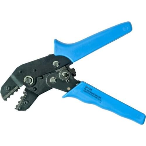 Multifunctional line pressing clamp/ratchet terminal crimping pliers, cold-press naked terminal clamp SN-0325