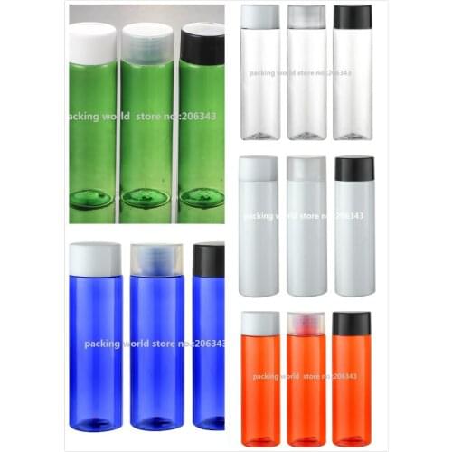 100ml few colors PET BOTTLE big plastic lid for toilet water/lotion/emulsion/shampoo/skin care plastic bottle cosmetic packing