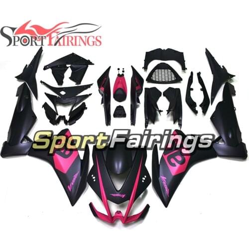 Flat Black Pink Full Motorcycle Fairing Kit For Aprilia RSV4 1000 2010 2011 2012 2013 2014 2015 ABS Plastic Bodywork New Carene