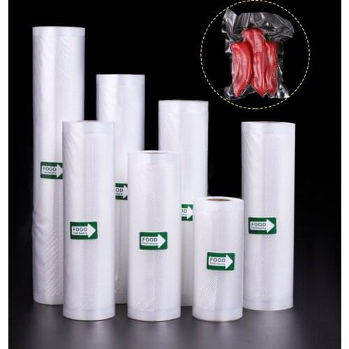 Hot Vacuum Bags for Food Vacuum Sealer Bag Food Fresh Long Keeping 15/17/20/22/25/28/30cm*500cm Rolls/Lot Bags for Vacuum Packer