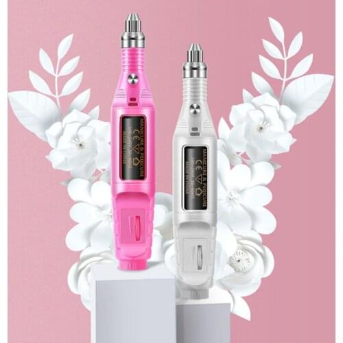 Professional Electric Nail Art Drill Pen Handle File Polish Grind Machine Handpiece Manicure Pedicure Tool Nail Art Accessories